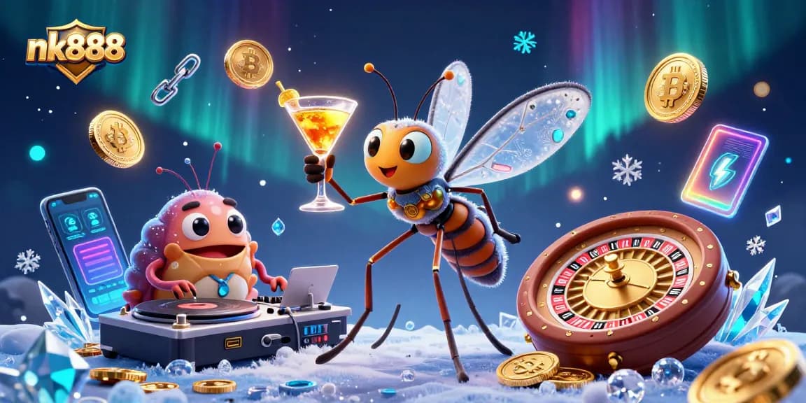 Engage with the innovative nk888 casino experience featuring exciting characters and crypto elements.