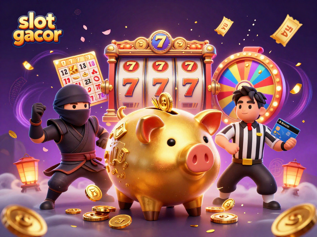 Engage in thrilling gameplay at slot gacor with dynamic slot reels and character interactions.