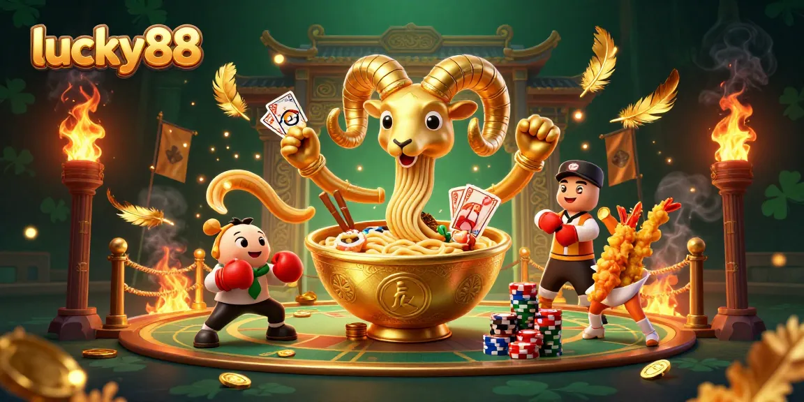 Spin to win at lucky88 with exciting characters and a vibrant casino atmosphere.
