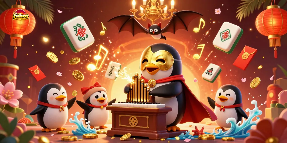 Experience the exciting world of fabet with this vibrant 3D illustration showcasing animated characters and casino elements.