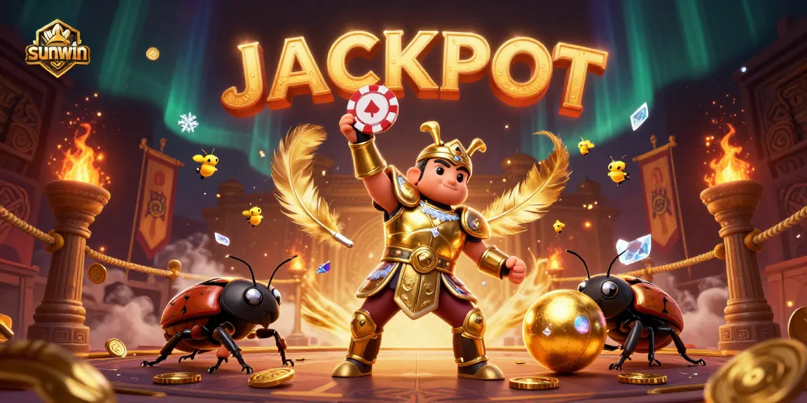 Win big at Sunwin with epic jackpots and thrilling gameplay in a vibrant casino scene.