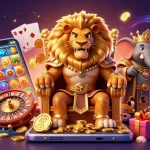 Experience thrilling gaming with fly88 while engaging in a vibrant 3D casino scene featuring iconic characters and exciting game elements.