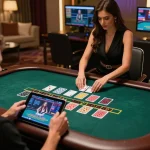 Experience SC88 đăng nhập with dynamic live blackjack gameplay featuring professional dealer and interactive tablet.