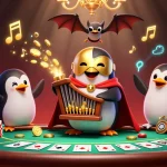 VA88 captures the excitement of gambling with a vibrant casino scene featuring animated characters and rich visual elements.