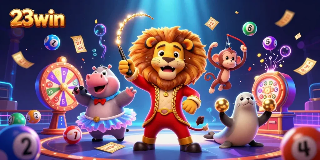 Experience thrilling gameplay at 23win with vibrant casino characters and dynamic gaming elements.