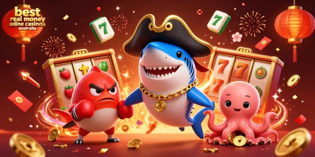 Win big at the best real money online casinos Australia with exciting slots and vibrant 3D characters.