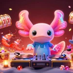 Experience thrilling gameplay with luck8 in a vibrant underwater casino scene featuring unique characters and slot elements.