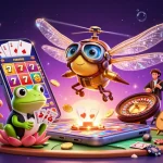 Spin colorful slots and win at 11WIN with vibrant 3D casino illustration featuring engaging characters.